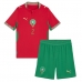 Marocco Achraf Hakimi #2 Prima Maglia Bambino Mondiali 2026 Manica Corta (+ Pantaloni corti)